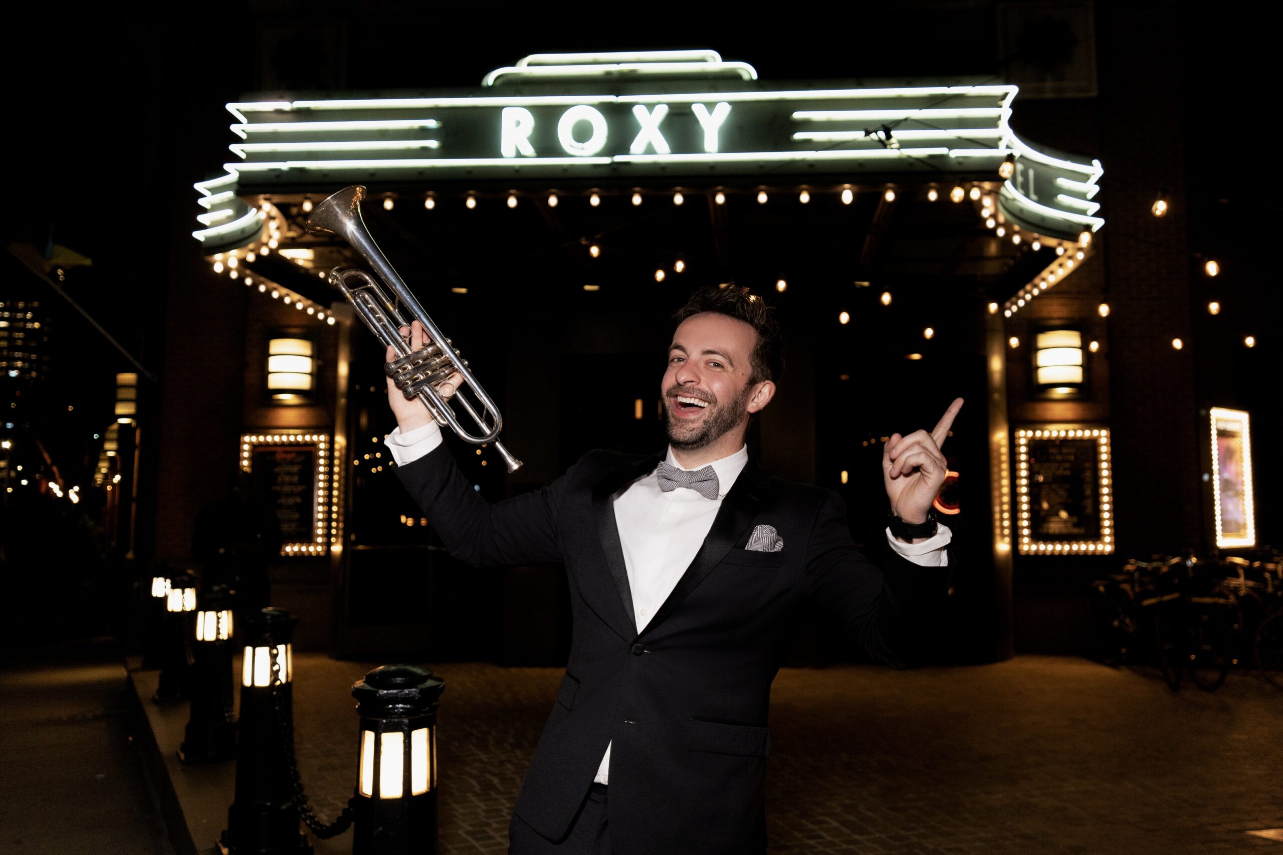 Roxy marquee with benny benack trumpet scaled