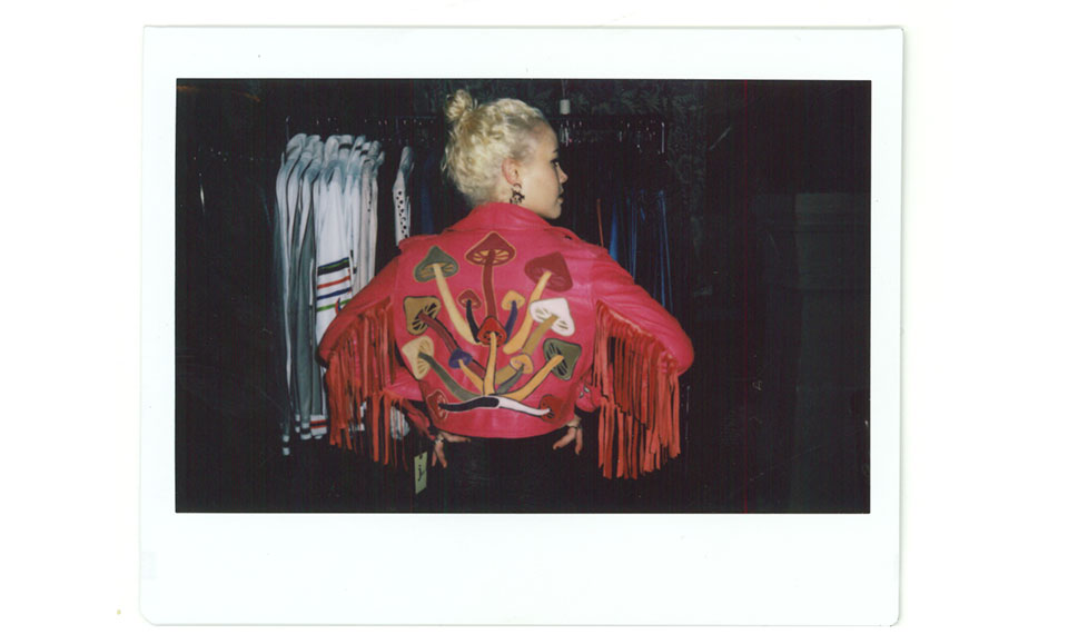 Leather jacket pop up