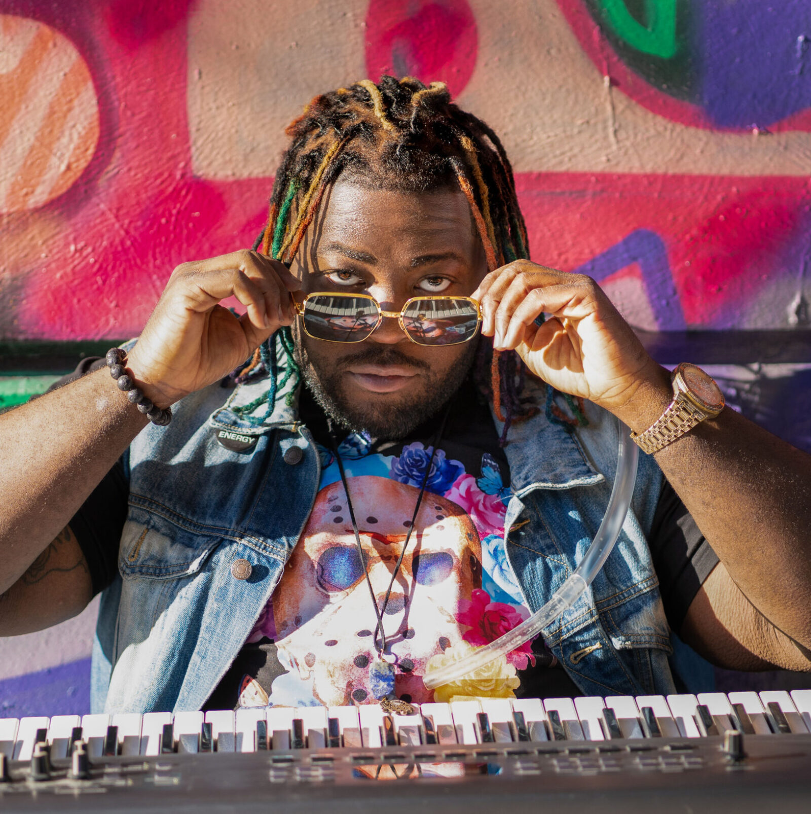 Headshot of musician T .Nava