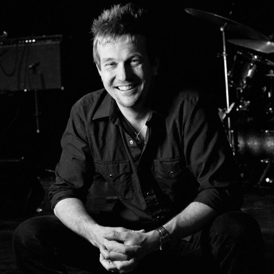 black and white photo of Ben Stivers