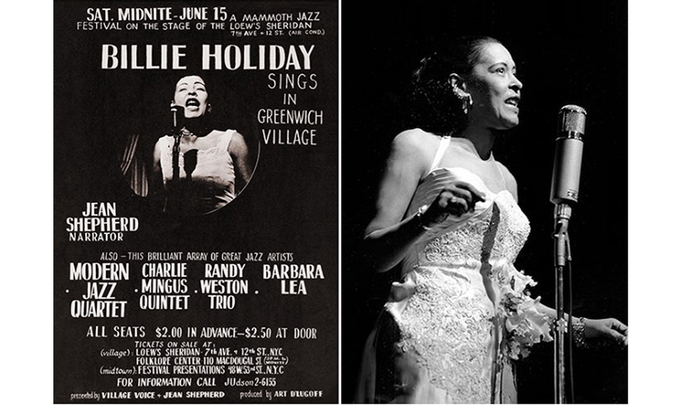 Billie holiday flyer