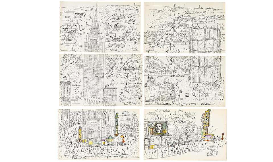 Steinberg saul untitled 1951