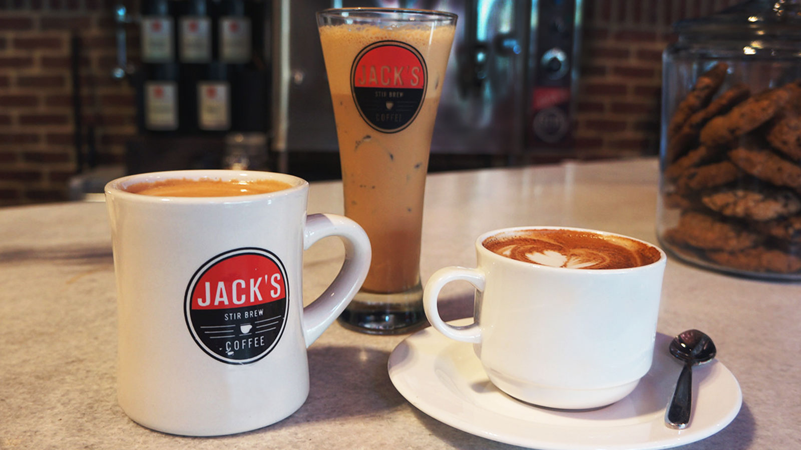 jack's coffee branded cups
