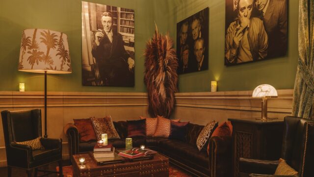 Club Room at Soho Grand Parlor Seating Area