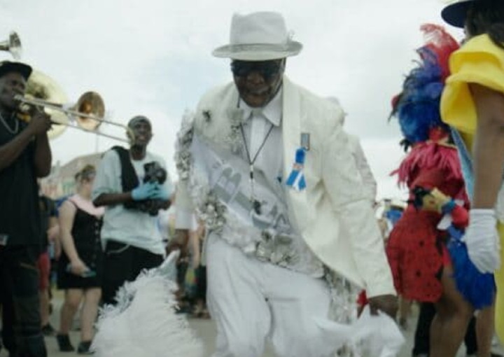 A scene from the documentary film JAZZ FEST: A New Orleans Story