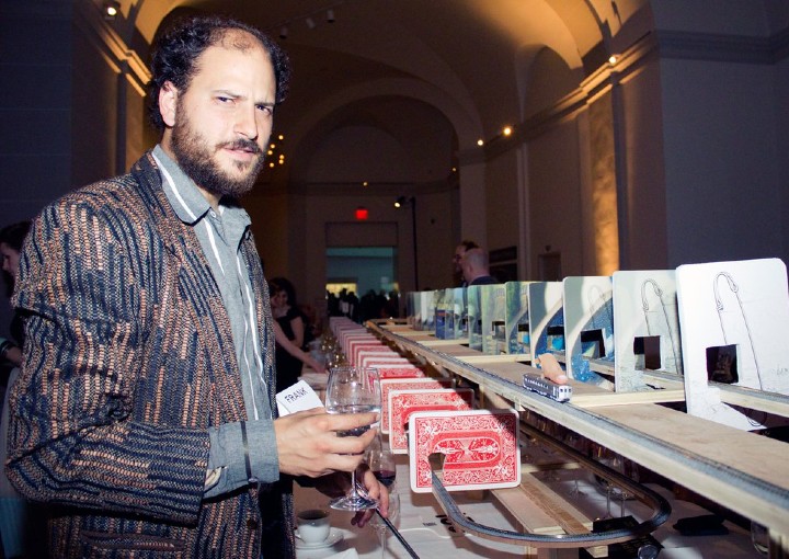 Portrait of artist Joey Frank