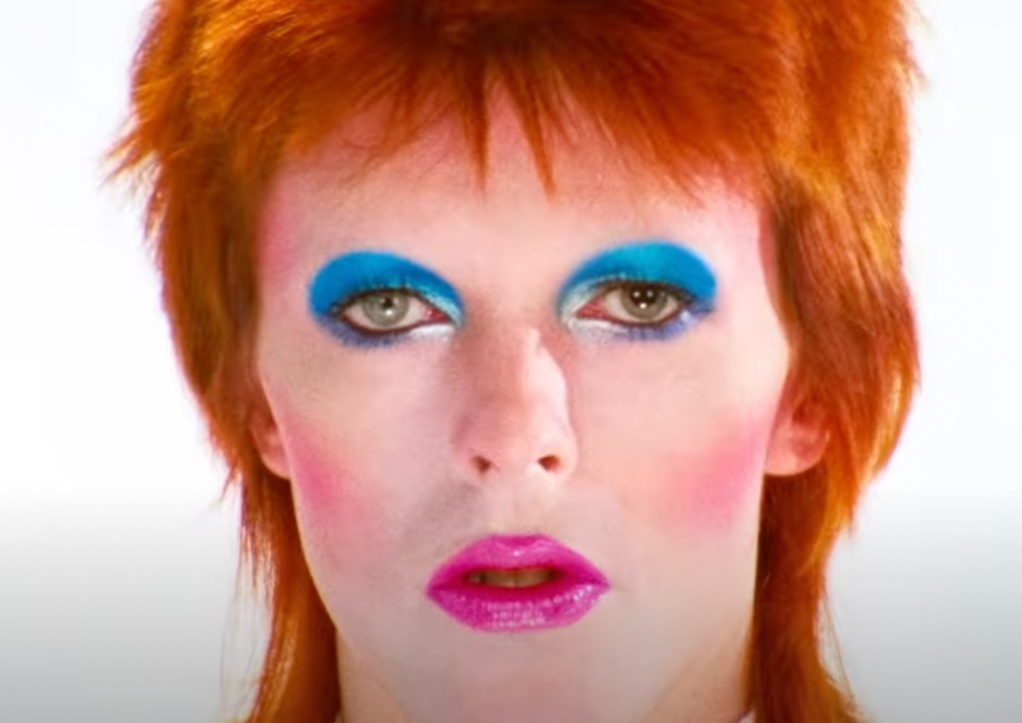 Portrait of musician David Bowie