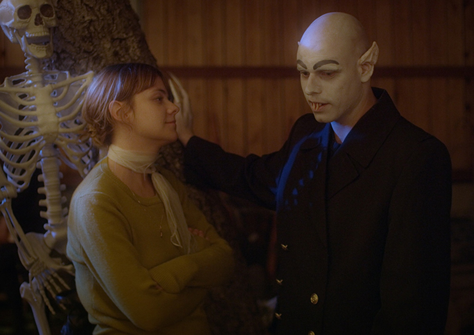 Portrait of filmmakers Eugene Kotlyarenko and Dasha Nekrasova