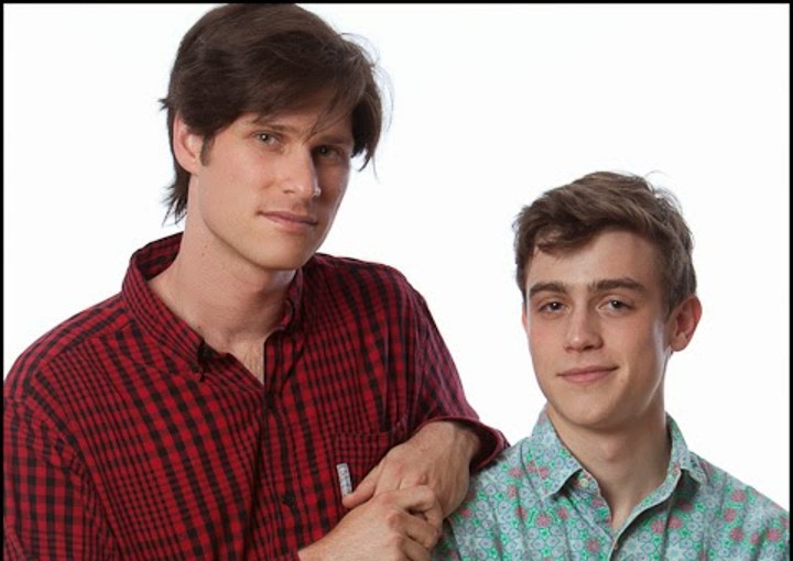 Portrait of filmmakers Bingham Bryant and Kyle Molzan