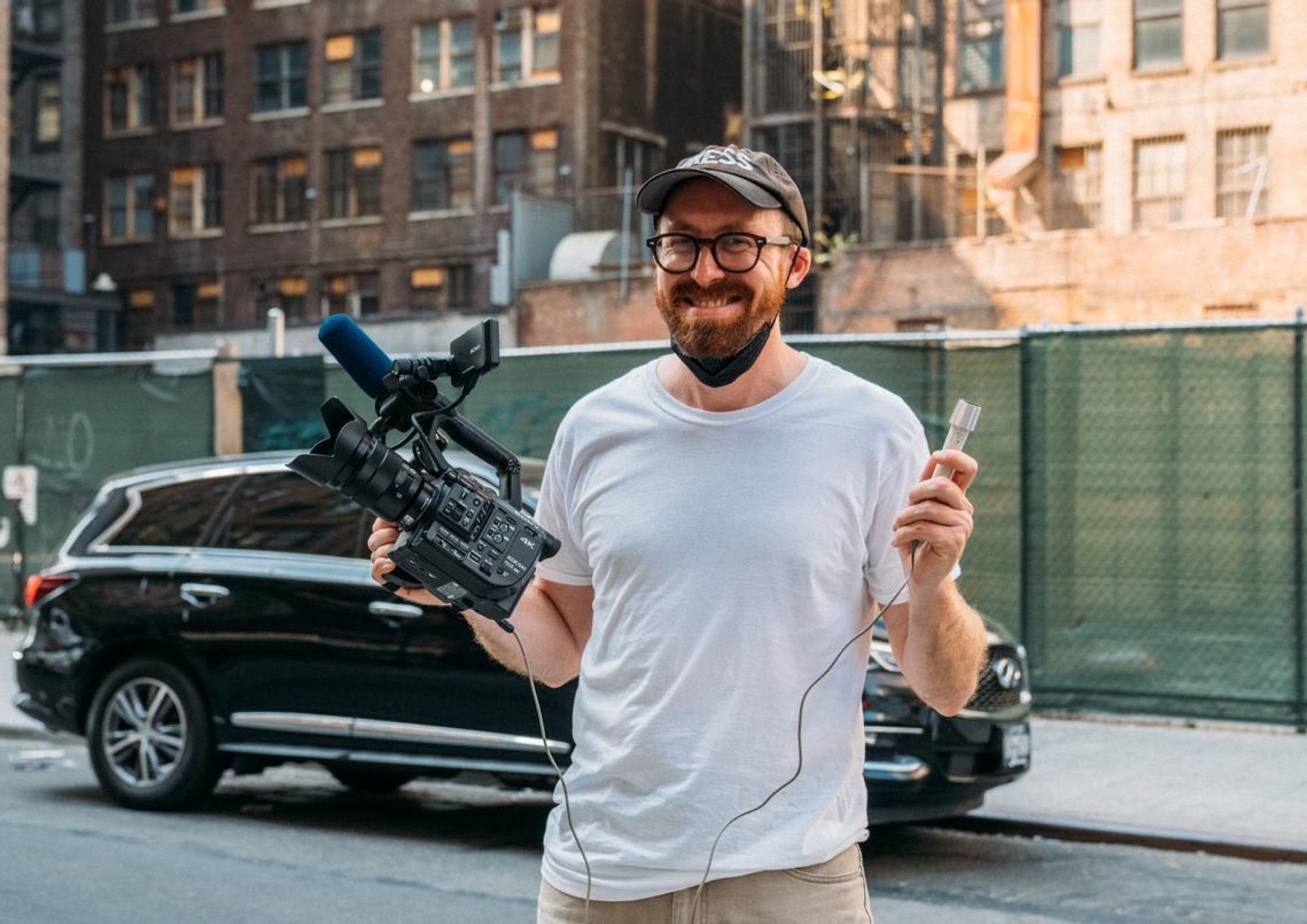 Portrait of documentarian John Wilson