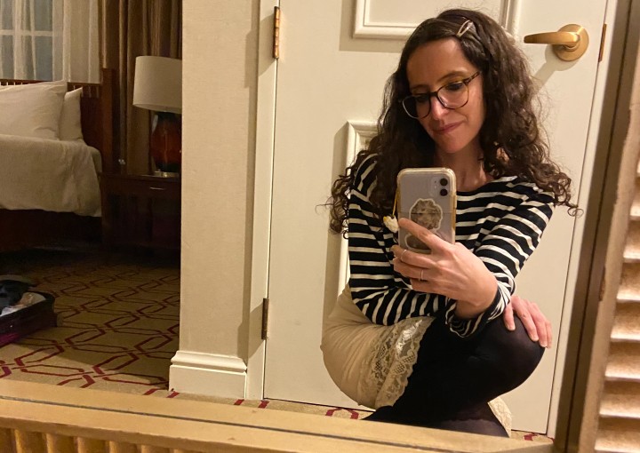 Portrait of writer Claire Donato