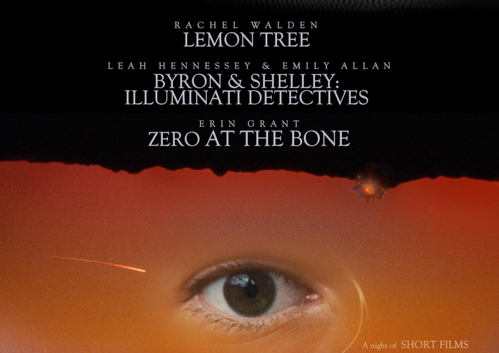 Poster for Mirages, a night of short films