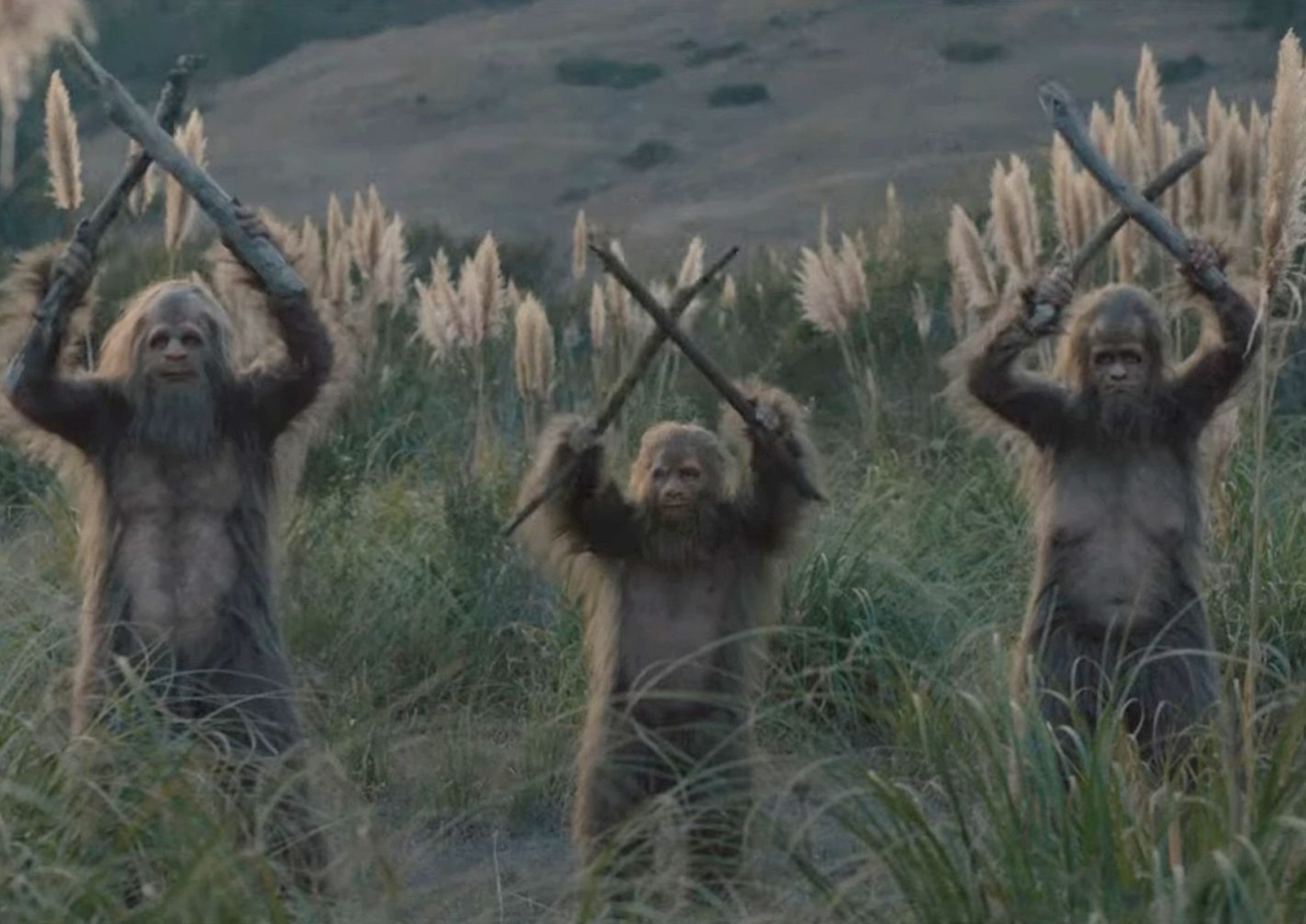 Image from the motion picture Sasquatch Sunset
