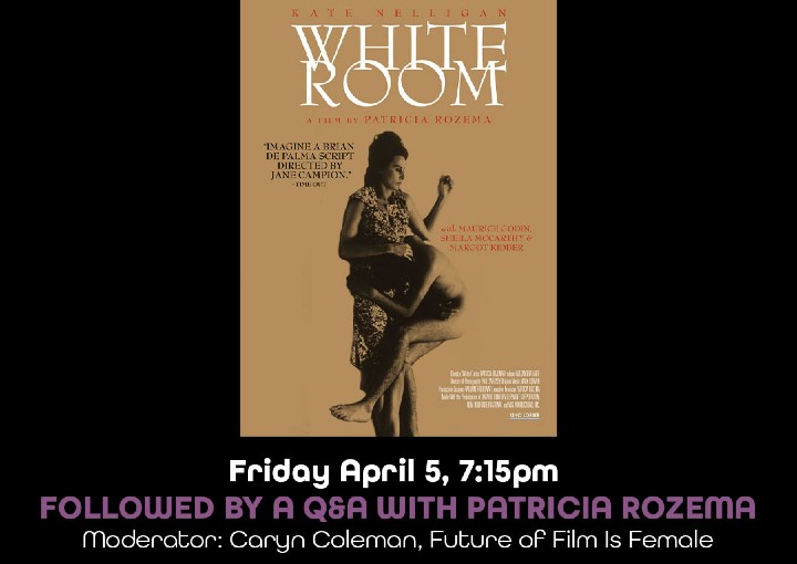 Poster for Q&A with Patricia Rozema for her film White Room