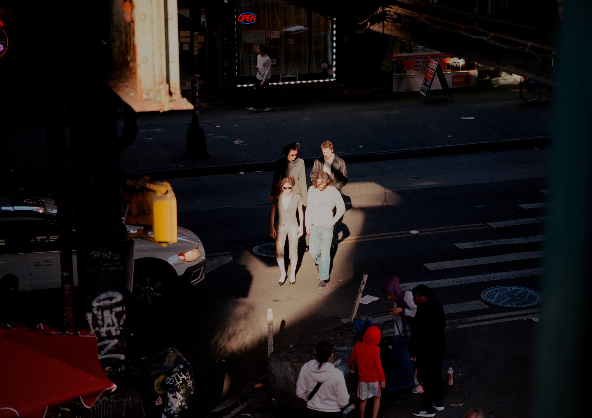 Scene from the film Street Scene.