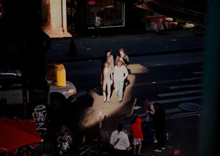 Scene from the film Street Scene.