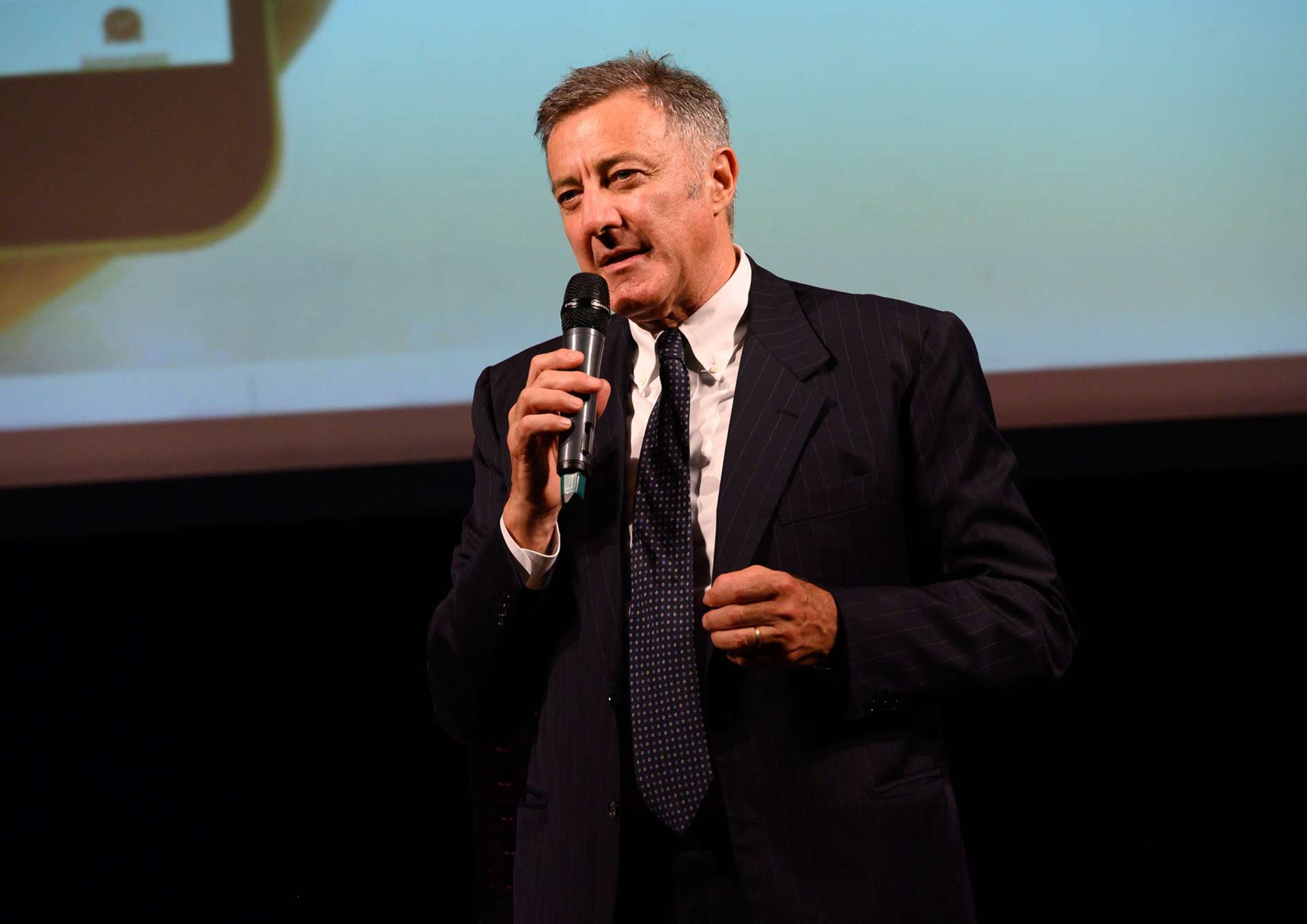 Portrait of producer/actor Luca Barbareschi