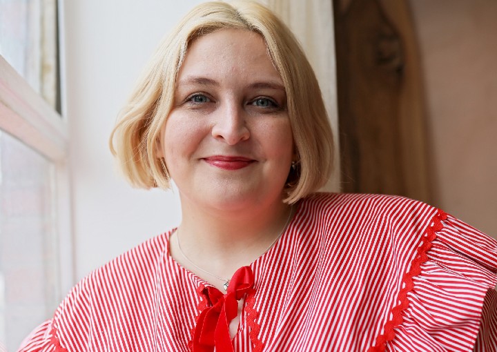 Portrait of writer Hannah Strong