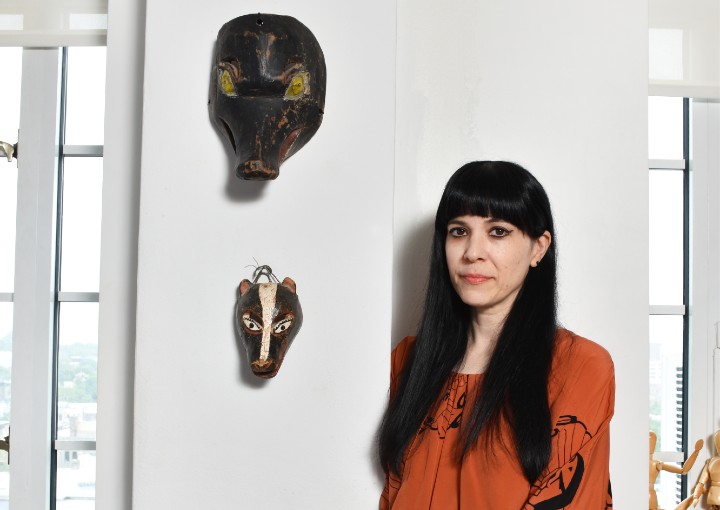 Portrait of filmmaker Eva Aridjis Fuentes