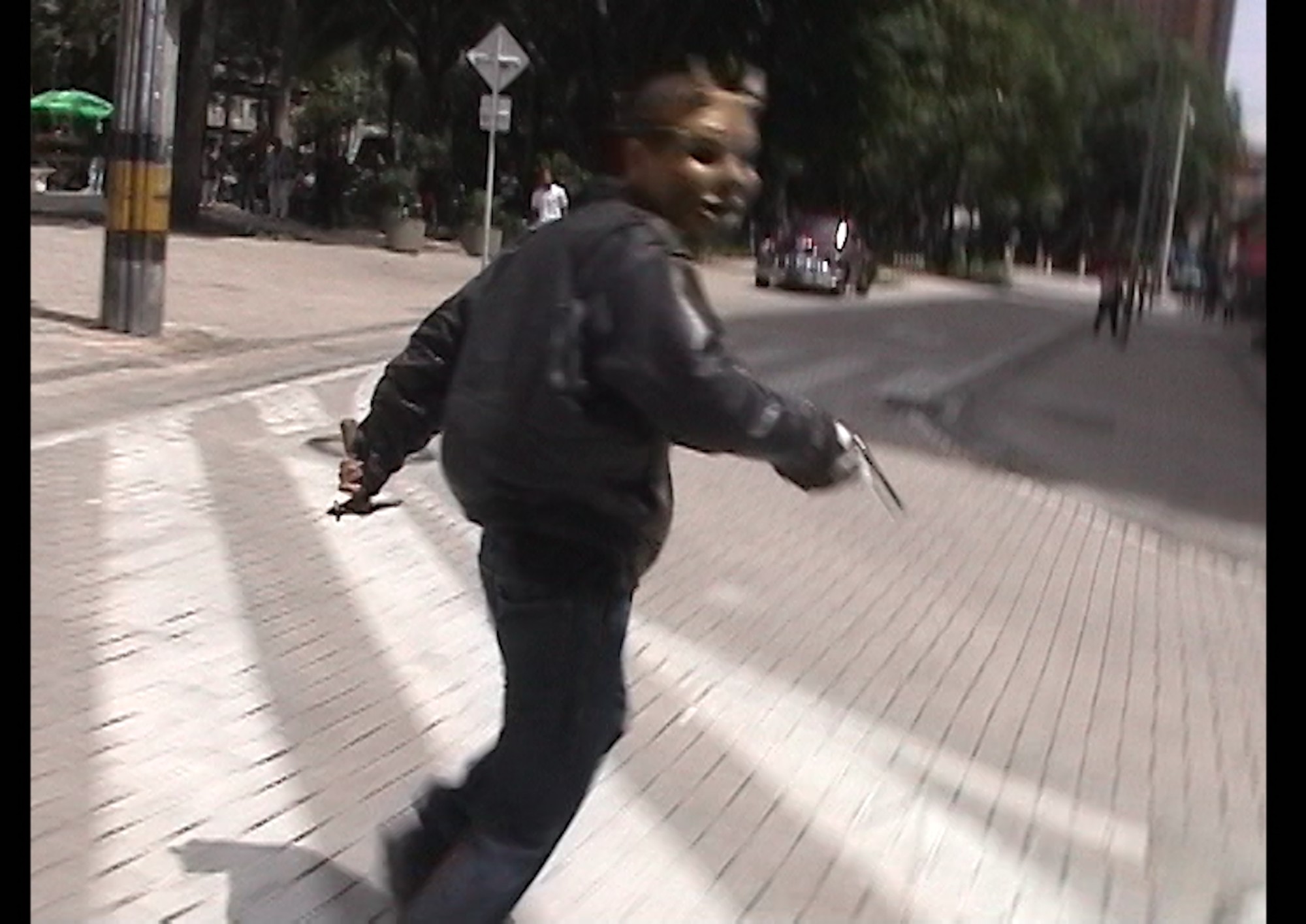 Image from the motion picture Barrio Triste