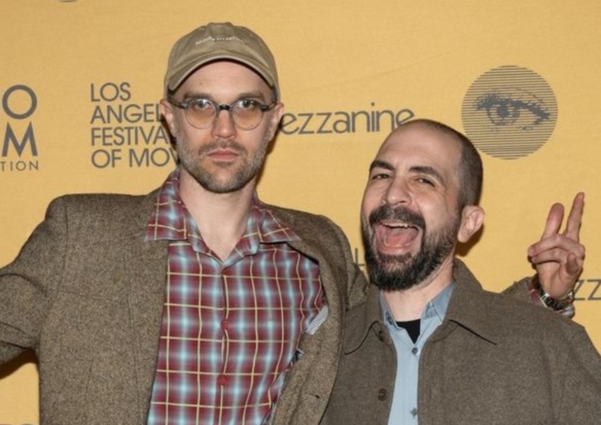 Headshot of filmmaker Tucker Bennett and composer Chris Corrente